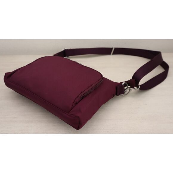 Baggallini Women's O/S Mulberry/Wine Anti-Theft/RFID Memento Crossbody Bag - Picture 4 of 16